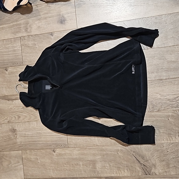 2/$20 - Burton Black Fleece Liner Sweater - Sz Med - Picture 1 of 3